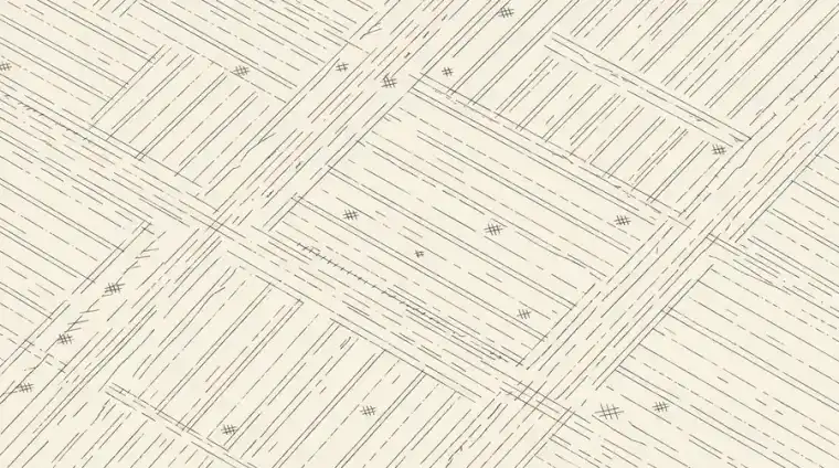 Low-detail illustration of open agricultural furrow ground, background texture
